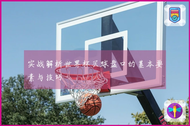 实战解析世界杯买球盘口的基本要素与技巧